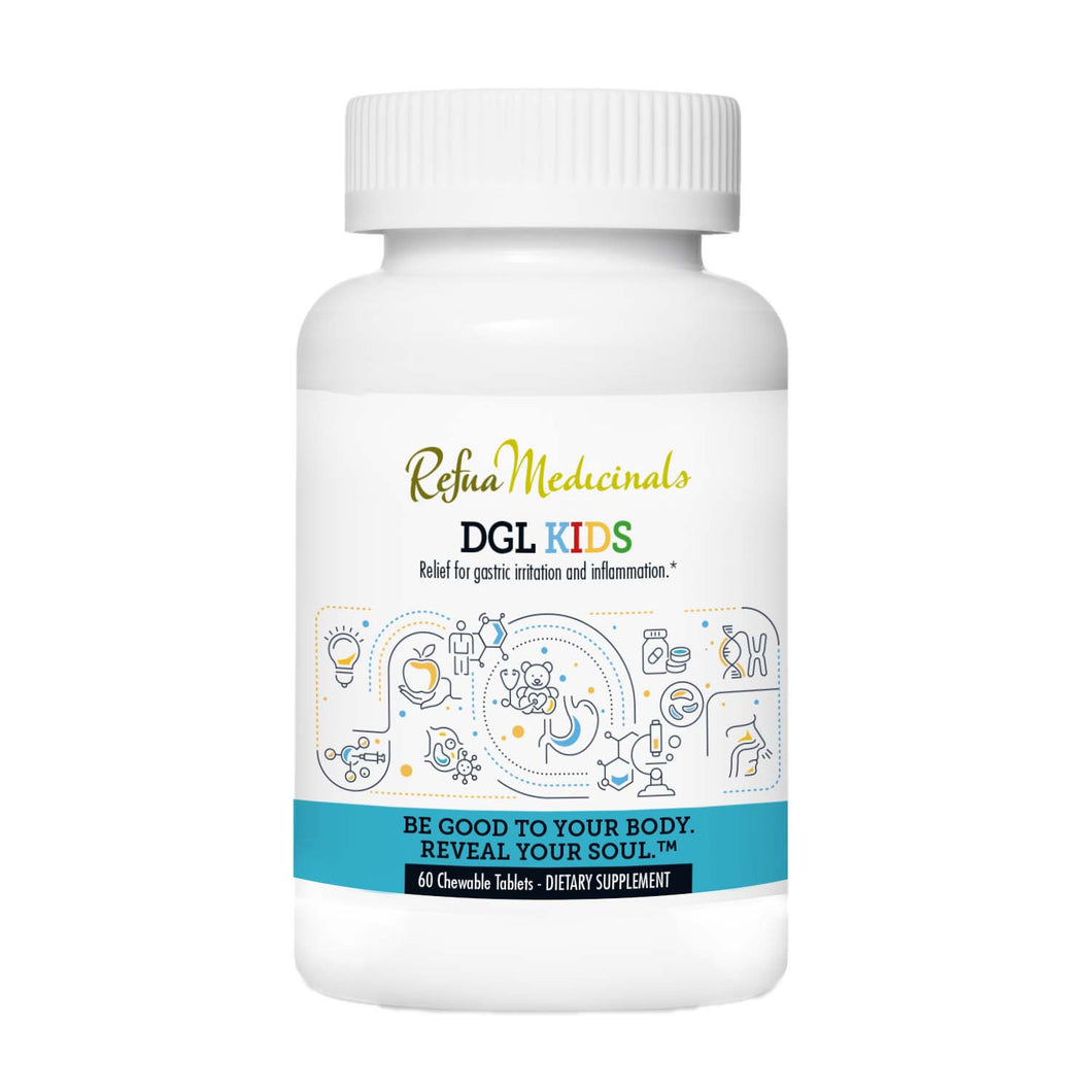 Refua Medicinal's DGL Kids. It relieves gastric irritation and inflammation in children. 