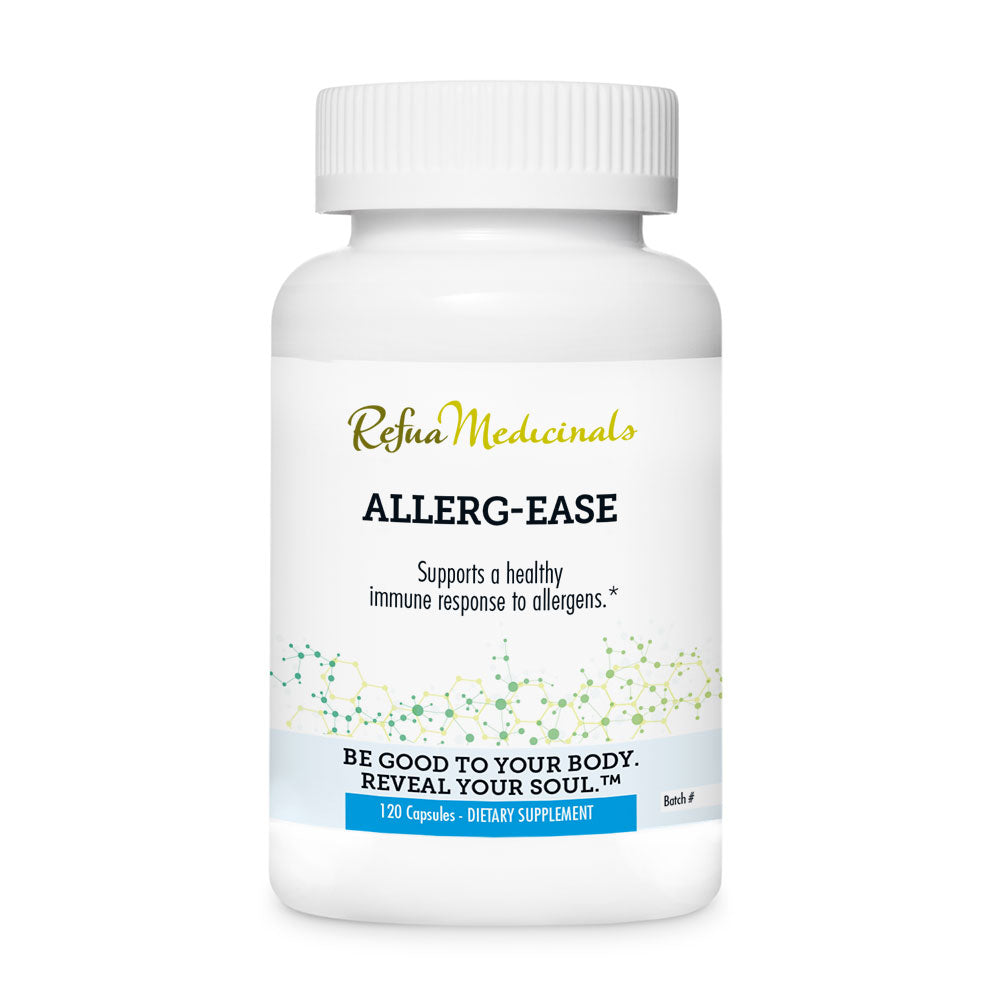 Refua Medicinal's Allerg-ease nutraceutical for healthy immune response to allergens. 